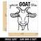 You've Goat Got This Motivational Quote Pun Self-Inking Rubber Stamp Ink Stamper